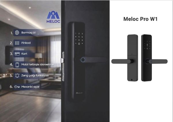 Smart Kilid Meloc W1 – Bakı – ucuztap.az