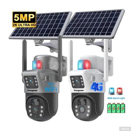 4G Sim kartlı Solar 360°FHD Kamera 12MP/4K+64GB – Bakı – ucuztap.az