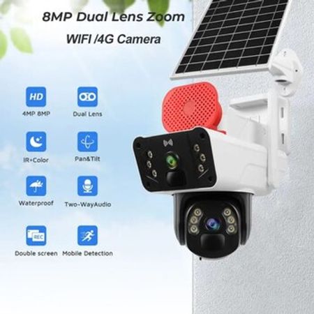 4G Sim kartlı Solar 360°FHD Kamera 12MP/4K+64GB – Bakı – ucuztap.az