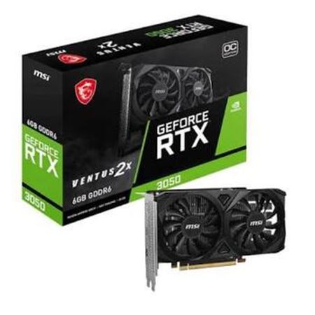 VGA MSI GeForce RTX 3050 VENTUS 2X E 6G OC 6GB GDDR6 – Bakı – ucuztap.az