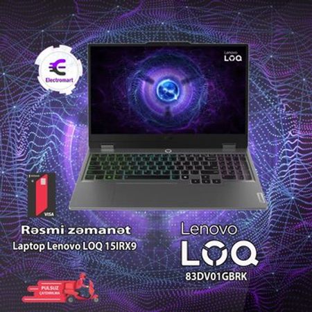 Noutbuk Lenovo LOQ 15IRX9 (83DV01GBRK) – Bakı – ucuztap.az