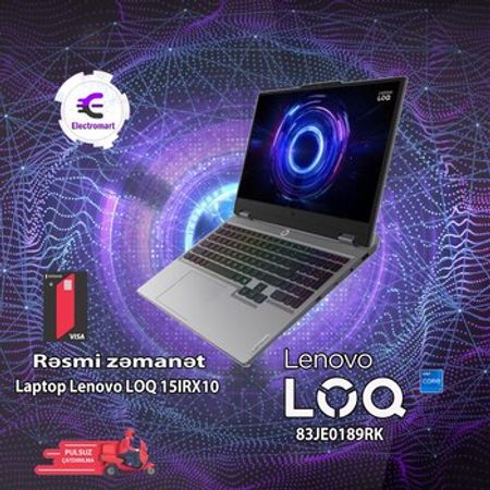 Noutbuk Lenovo LOQ 15IRX10 (83JE0189RK) – Bakı – ucuztap.az