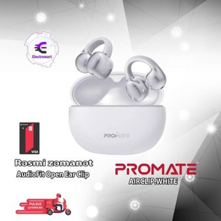 Simsiz qulaqlıqlar Promate AirClip Black (AIRCLIP.WHITE) – Bakı – ucuztap.az