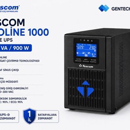 1KVA Online UPS Tescom Neoline – Bakı – ucuztap.az