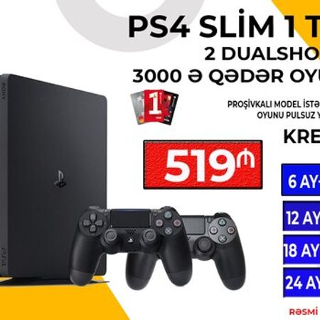 Sony PlayStation 4 Slim 9.0 – Bakı – ucuztap.az