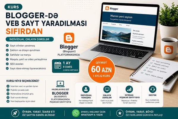 Veb sayt yıgılması – Hazırlıq kursları – ucuztap.az