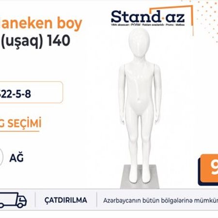 Maneken uşaq (140 sm) – Biznes üçün avadanlıq – ucuztap.az
