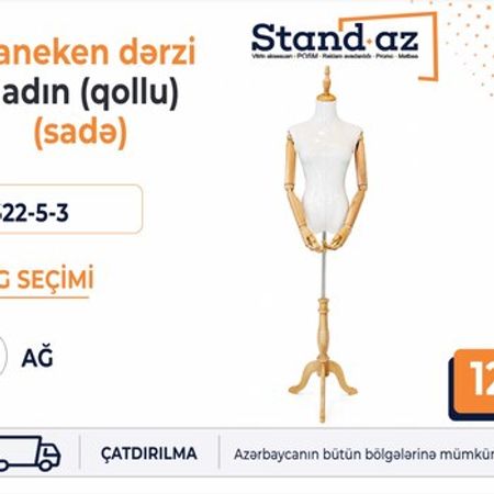 Maneken dərzi (qollu) – Biznes üçün avadanlıq – ucuztap.az