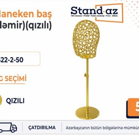 Maneken qızılı (baş) – Biznes üçün avadanlıq – ucuztap.az
