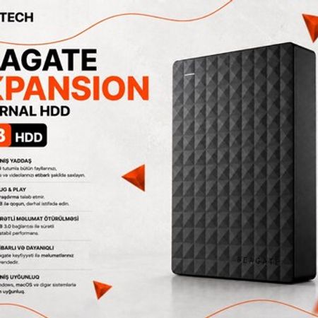 Seagate Expansion 1TB Xarici HDD – Masaüstü kompüterlər – ucuztap.az