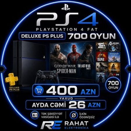 Sony Playstation 4 – Oyunlar, pultlar və proqramlar – ucuztap.az