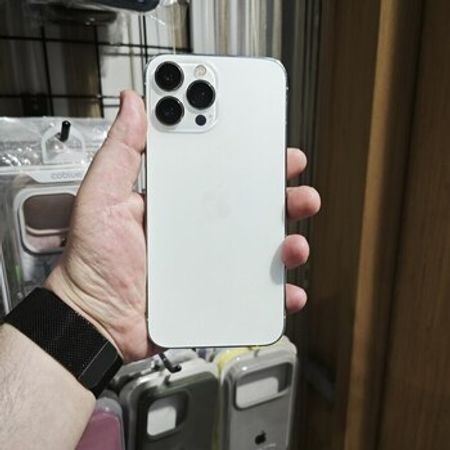 Apple iPhone 13 Pro Max Silver 128GB/6GB – Bakı – ucuztap.az