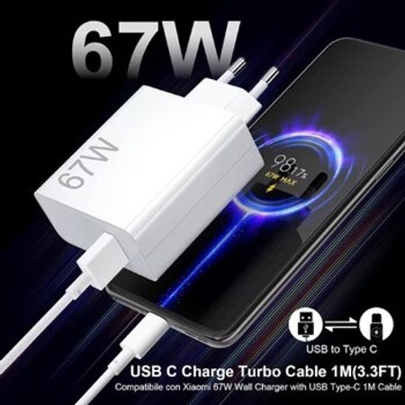 Xiaomi adapteri 67W Charger+ USB Cable – Bakı – ucuztap.az