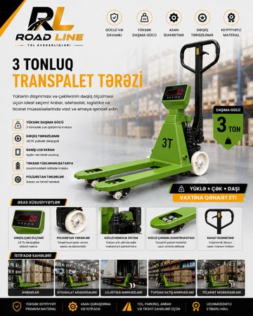 Transpalet 3T – Bakı – ucuztap.az