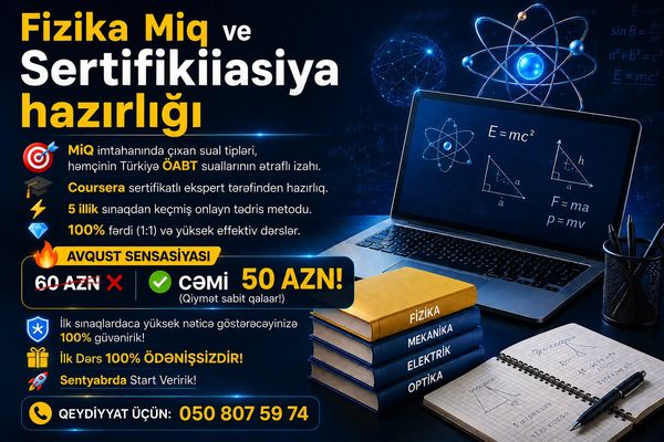 Fizka Miq ve Sertifikasiya hazırlįgi – Bakı – ucuztap.az