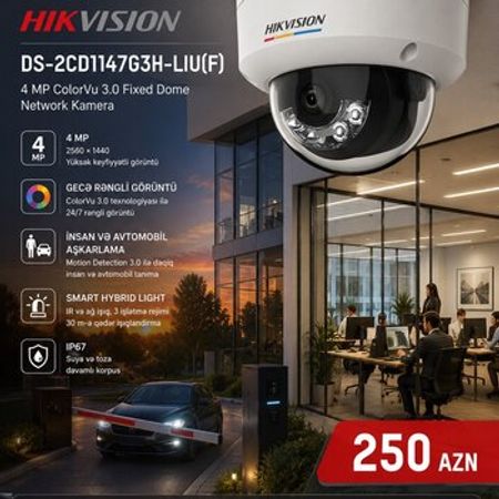 Hikvision 4MP IP Kamera – ColorVu – Təhlükəsizlik avadanlığı – ucuztap.az