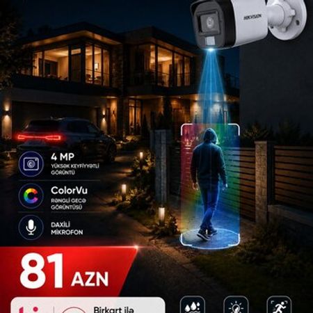 Müşahidə kamerası Hikvision 2MP IP – Təhlükəsizlik avadanlığı – ucuztap.az