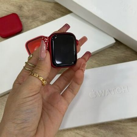 Apple Watch Series 9 Aluminum Red 41mm – Bakı – ucuztap.az