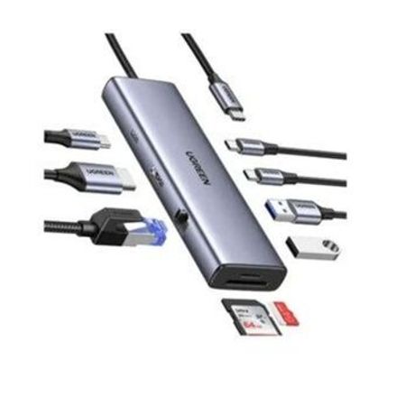 Məlumat ötürücü kabel Ugreen 9 -in-1 USB-C Multifunction Adapter Type-C – Kompüter aksesuarları – ucuztap.az
