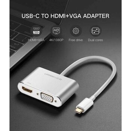 Görüntü adapteri Ugreen USB-c to HDMI/VGA – Kompüter aksesuarları – ucuztap.az