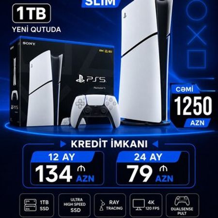 Sony PlayStation 5 Slim 1TB – Bakı – ucuztap.az