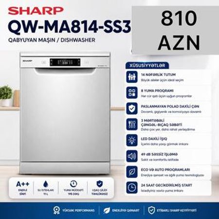 SHARP QW-MA814-SS3 qabyuyan – Bakı – ucuztap.az