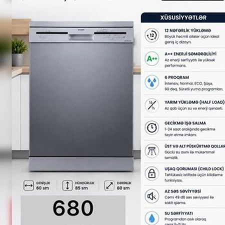 SHARP QW-MB612-SS3 qabyuyan – Bakı – ucuztap.az