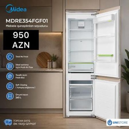Soyuducu Midea MDRE354FGF01 – Bakı – ucuztap.az