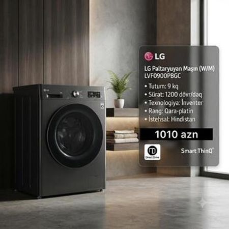 LG paltaryuyan (W/M)LVF0900PBGC 9 KQ – Paltaryuyanlar – ucuztap.az