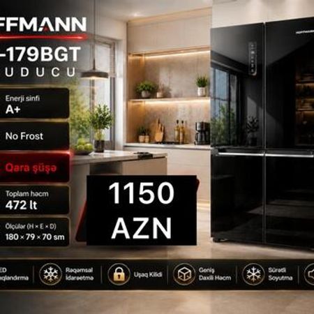 Soyuducu Hoffmann FFD-179BGT – Bakı – ucuztap.az