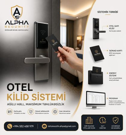 Otel kilid sistemi – Bakı – ucuztap.az