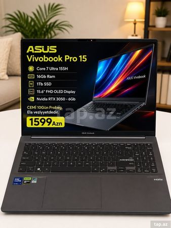 Asus Vivobook Pro 15 Core 7 Ultra – Bakı – ucuztap.az
