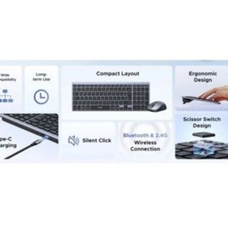 Klaviatura və siçan dəsti Ugreen Combo MK552 – Kompüter aksesuarları – ucuztap.az