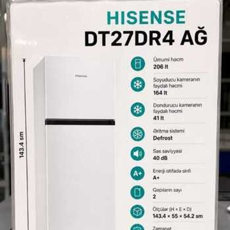 Hisense DR27DR4 soyuducu – Bakı – ucuztap.az