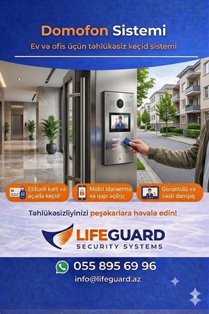 İntercom sisteminin qurasdirilmasi (bina domofonları) – – Bakı – ucuztap.az