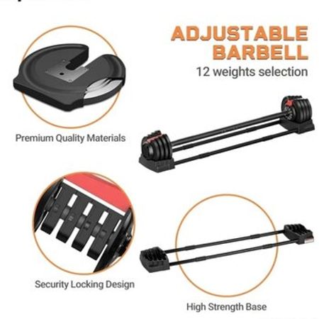 Tənzimlənən mexaniki ştanq (Adjustable Barbell) – Bakı – ucuztap.az