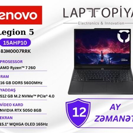 Lenovo Legion 5 15AHP10 (83M0007RRK) – Bakı – ucuztap.az