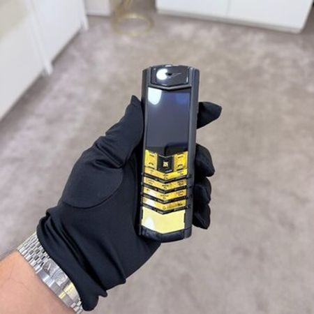 Vertu Signature S Design Sapphire Yellow Gold Black Alligator 4GB – Bakı – ucuztap.az