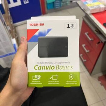 Toshiba Canvio Basics 1TB Portable External Hard Drive USB 3.0, Black – Bakı – ucuztap.az