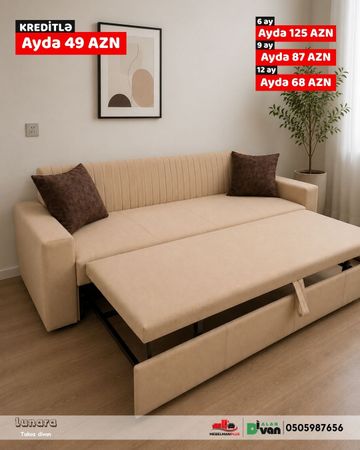 Divan çarpayı takos Lunara Kreditlə – Bakı – ucuztap.az