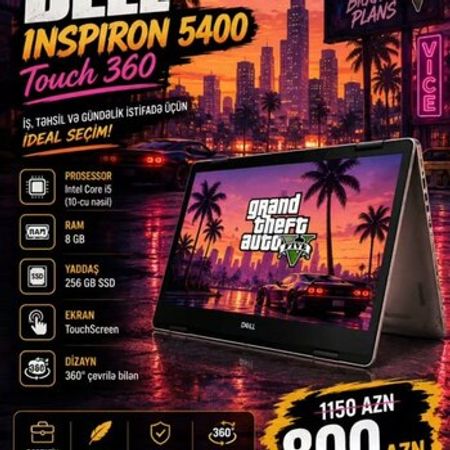 Dell Inspiron 5400 Touch 360 – Noutbuklar və Netbuklar – ucuztap.az