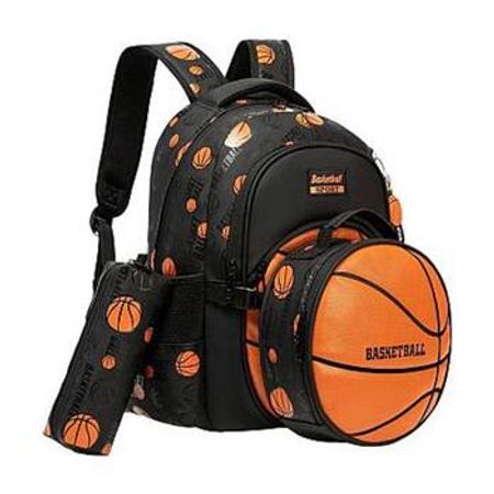 Basketbol Dizaynlı Məktəb Çantası Dəsti – Təhsil ləvazimatları – ucuztap.az