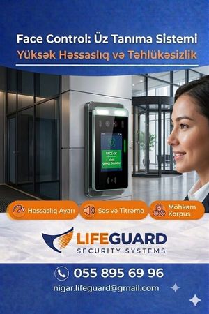 Təhlükəsizlik sistemi: üz tanıma keçid sistemi – Avadanlıqların quraşdırılması – ucuztap.az