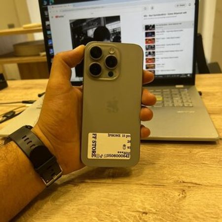 Apple iPhone 15 Pro Natural Titanium 128GB/8GB – Bakı – ucuztap.az