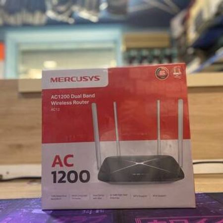 Mercusys AC12 – AC1200 Dual Band Wi-Fi Router (4 Antenalı) – Bakı – ucuztap.az