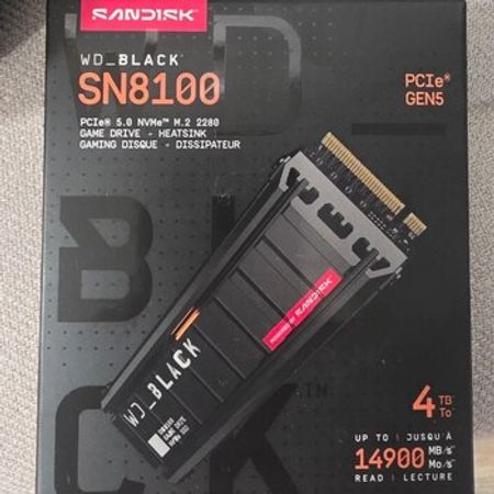 SanDisk WD_BLACK SN8100 4TB PCIe 5.0 NVMe SSD – Bakı – ucuztap.az