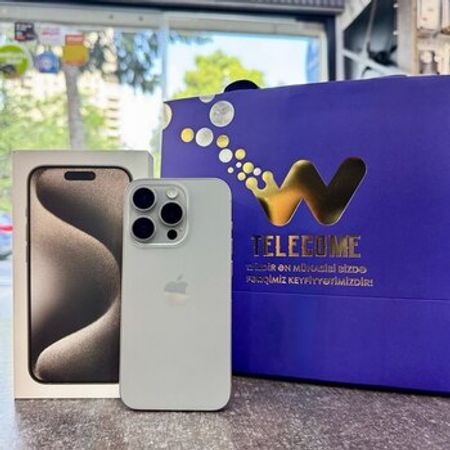Apple iPhone 15 Pro Natural Titanium 256GB/8GB – Bakı – ucuztap.az