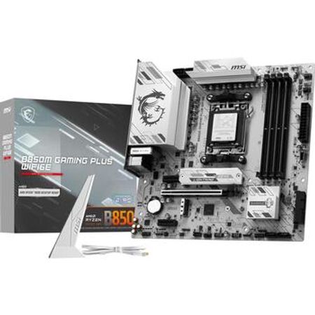 MB MSI B850M GAMING PLUS WIFI6E WHITE AM5 AMD Ryzen – Masaüstü kompüterlər – ucuztap.az