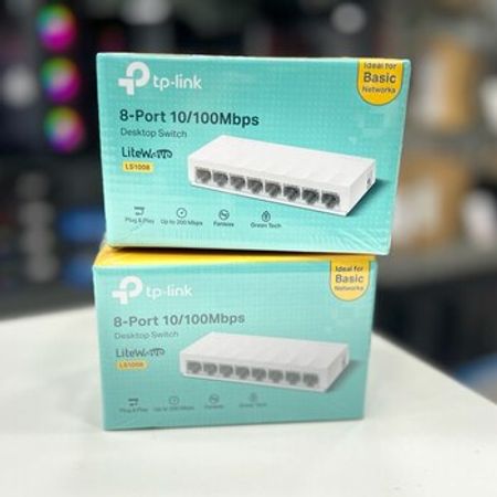 TP-Link 8-Port 10/100Mbps Desktop – Şəbəkə avadanlıqları – ucuztap.az