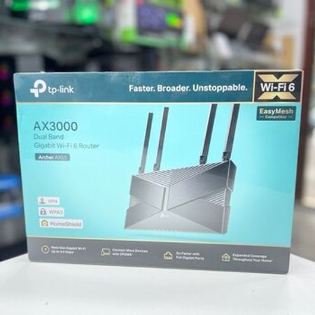 Router TP-Link AX3000 Dual Band Gigabit Wi-Fi 6 – Şəbəkə avadanlıqları – ucuztap.az